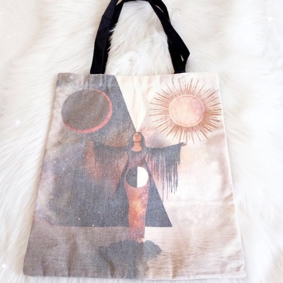 Cosmic Collage Tote Bag  - get FREE gift with purchase ($10 value) - Picture 5 of 5